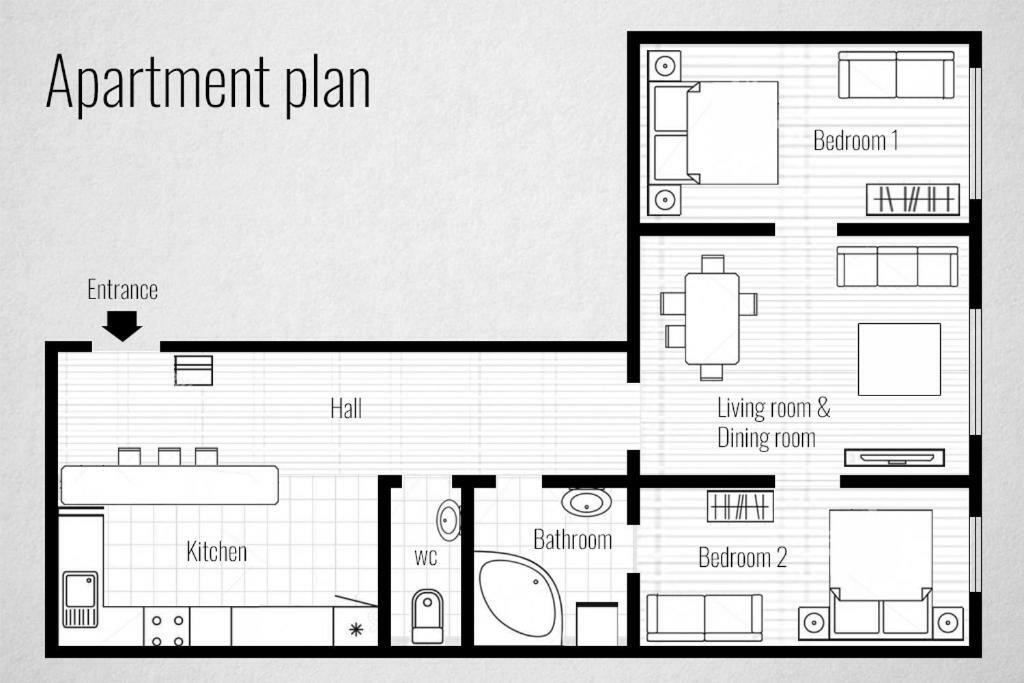 Akacfa 36 Budapest 91 mt 3 bedroom District 7 Exterior foto